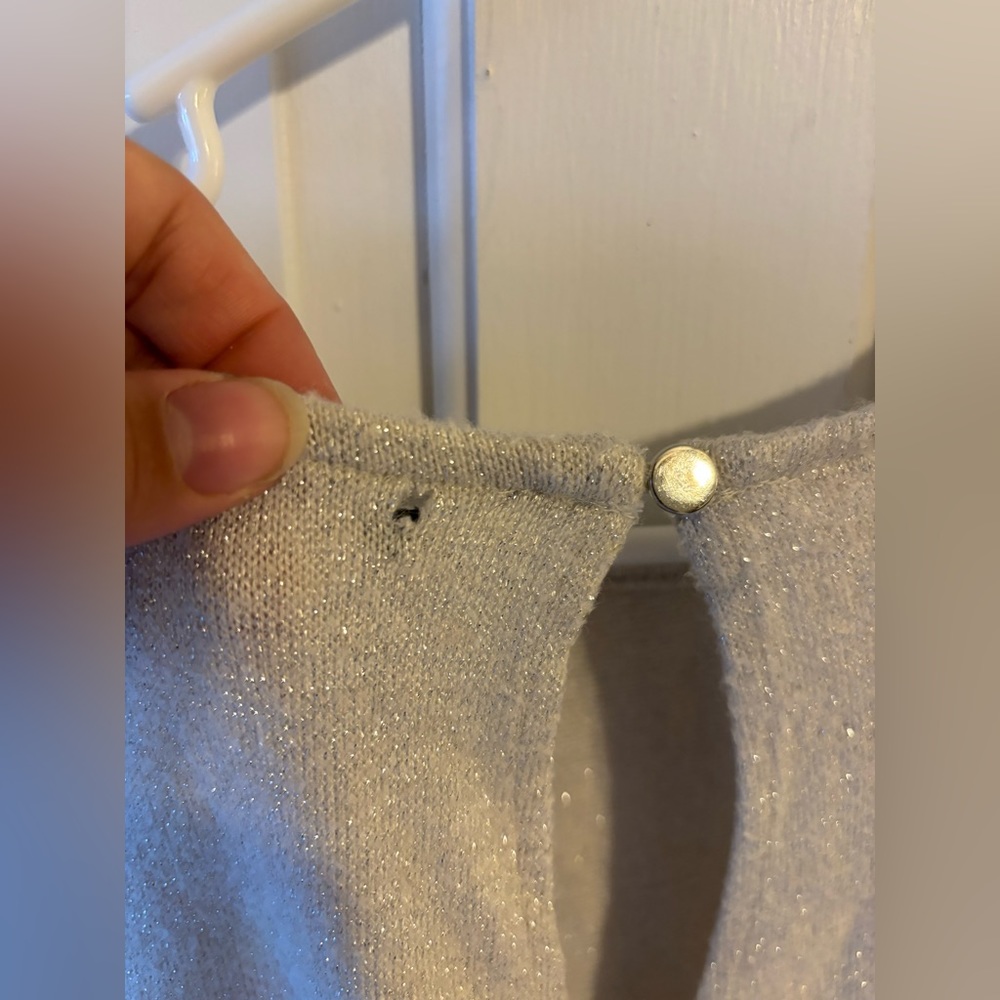 Banana Republic White Shimmery Top - Picture 4 of 4